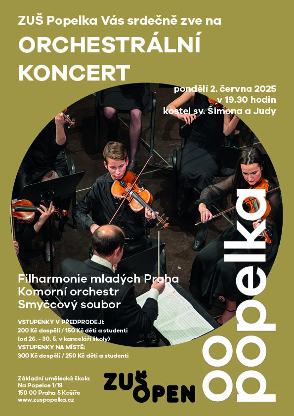 Orchestrální koncert ZUŠ Popelka