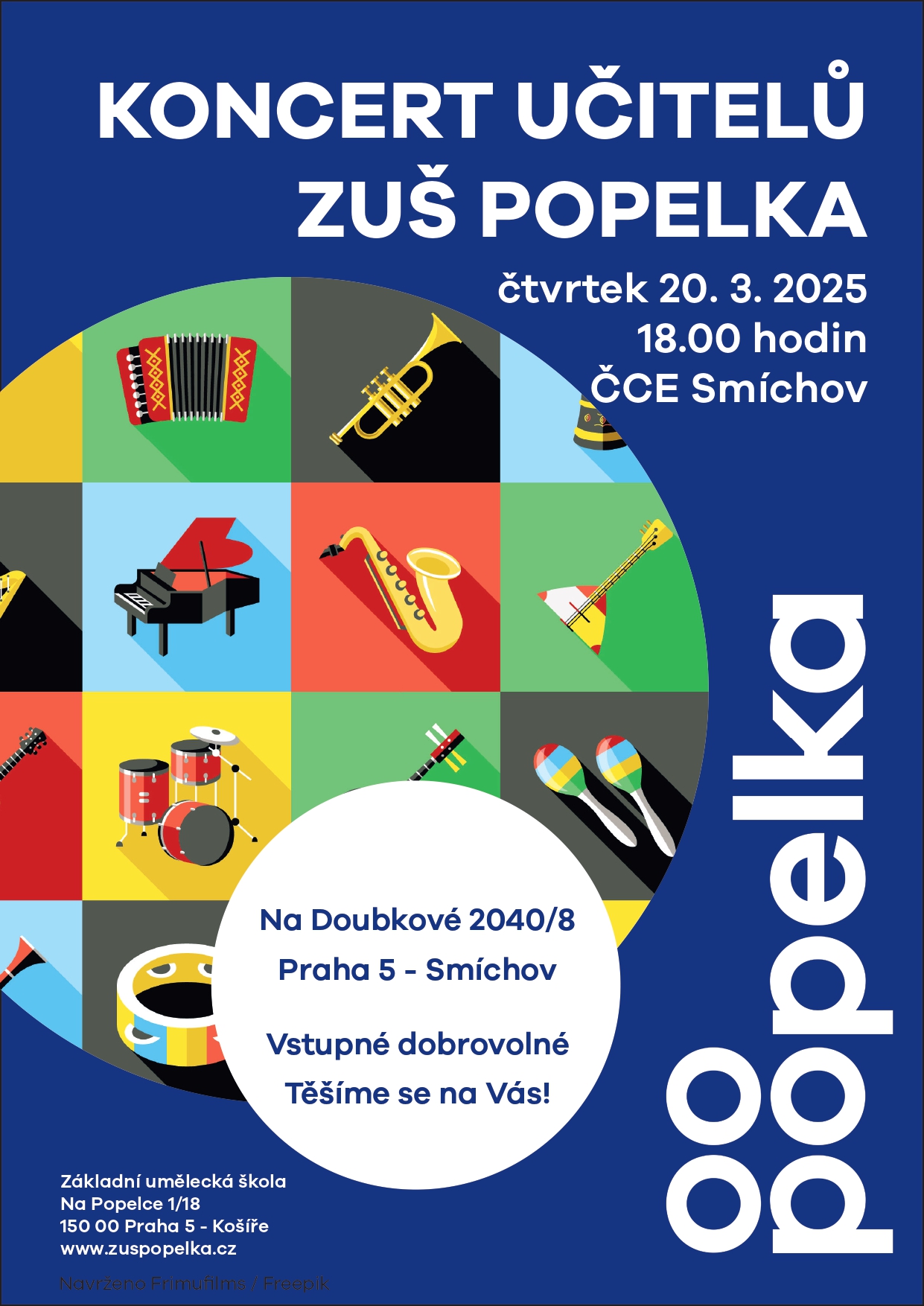 Koncert učitelů ZUŠ Popelka